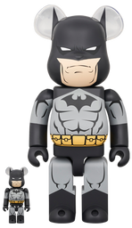 BE@RBRICK BATMAN (BATMAN: HUSH BLACK Ver.)100％ & 400％