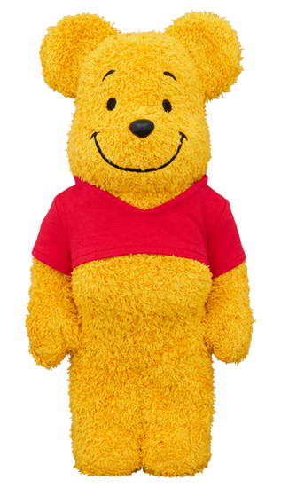 BE@RBRICK Winnie the Pooh COSTUME Ver.(PILE FABRIC) 400％