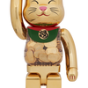 BE@RBRICK 招き猫 小判 開運 金メッキ 1000％