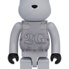 BE@RBRICK 2G WHITE CHROME 1000％