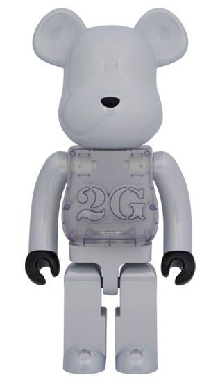 BE@RBRICK 2G WHITE CHROME 1000％