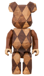 BE@RBRICK カリモク fragmentdesign polygon-LATTICE PATTERN 400％