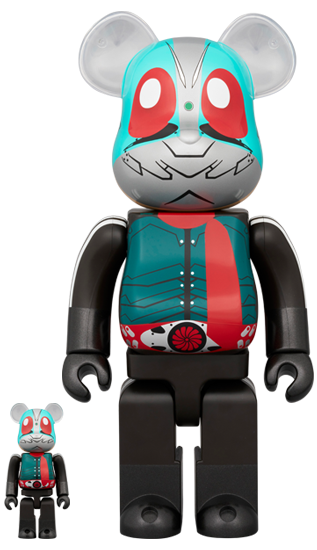 BE@RBRICK 仮面ライダー第2+1号 100％ & 400％