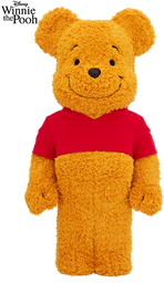 BE@RBRICK Winnie the Pooh COSTUME Ver.（PILE FABRIC）1000％